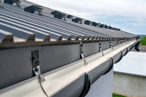 do all metal roofs on a house need gutters|installing gutters on metal roof.